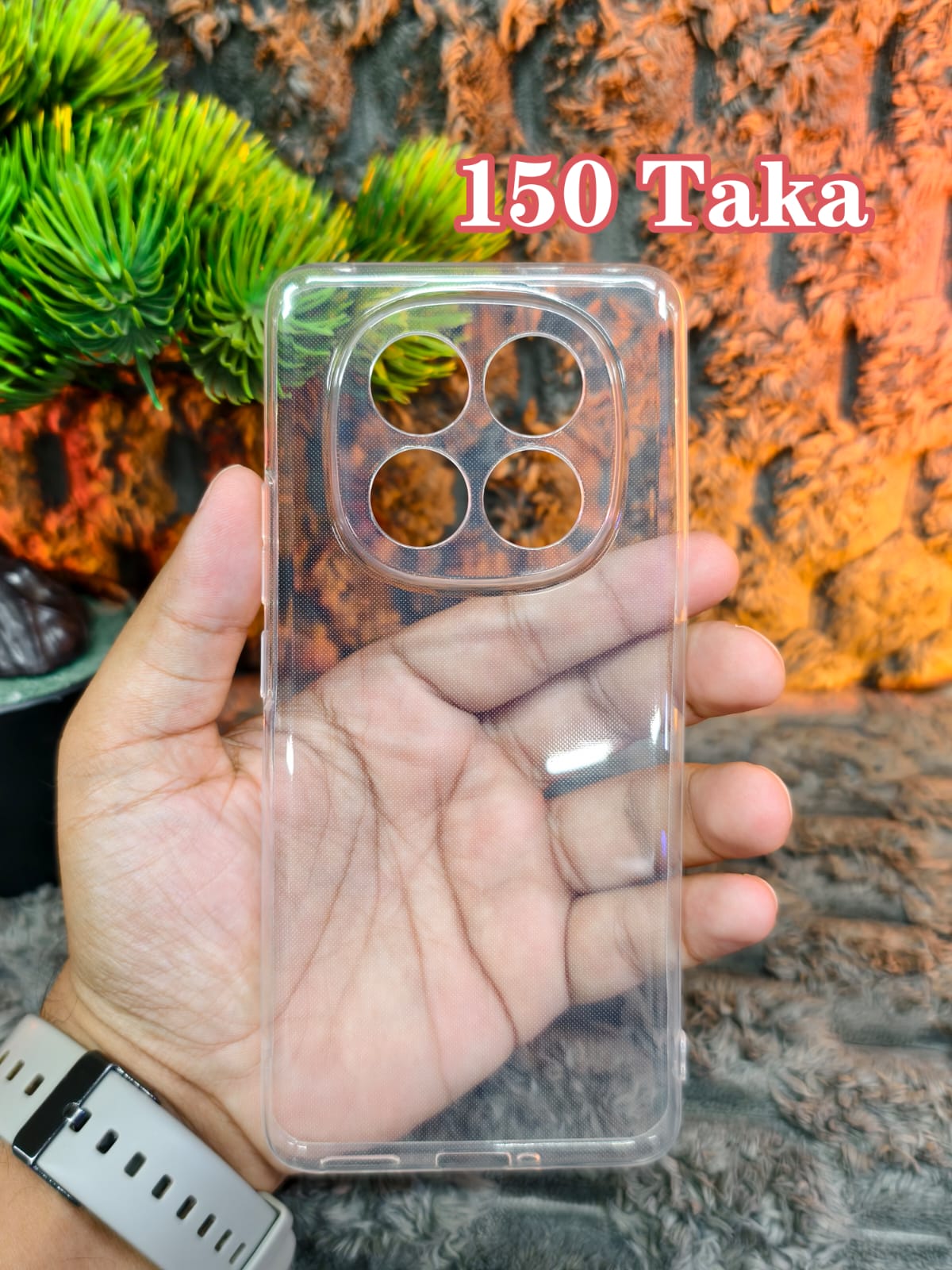 Transparent Back Cover For Redmi Note 14 Pro Plus